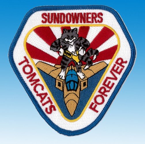Vyšívaný odznak Sundowners Tomcat Forever
